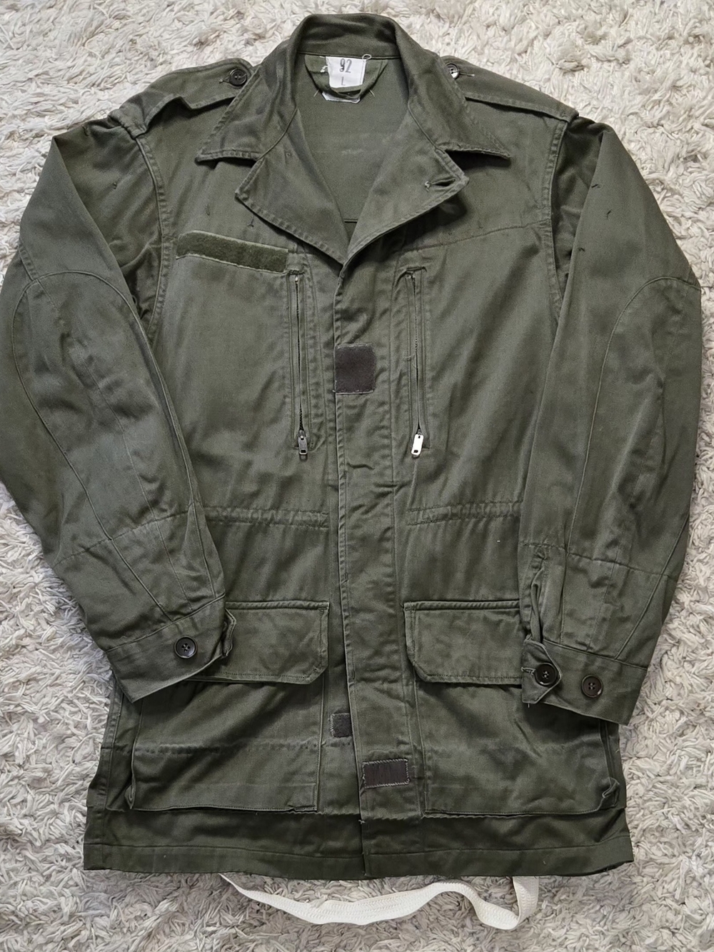 VTG 1966 French Army OG Jacket S